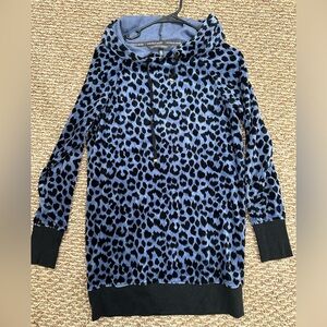 Victoria’s Secret Velvet dress or long hoodie in size XS animal print y2k
